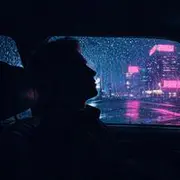夜幕下的复古兜风 - AI音乐作品封面